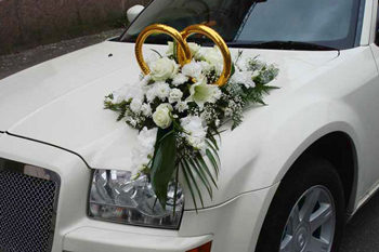 кольца для свадебного авто