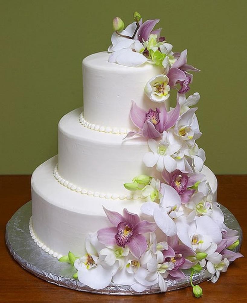 Свадебные торты из мастики (фото)