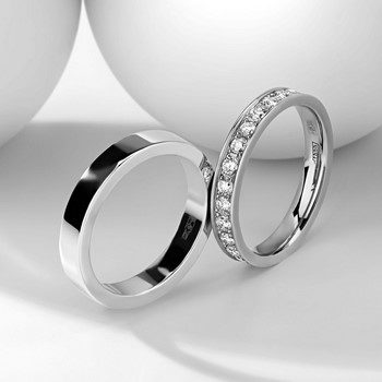 Обручальные кольца из платины с бриллиантами – как выбрать?