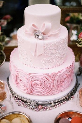 Как правильно выбирать розовые свадебные торты