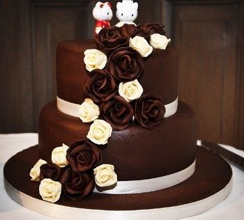 Свадебные торты – шоколадные варианты свадебного лакомства