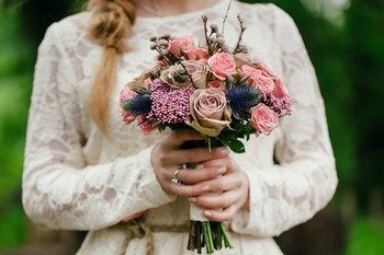 Свадебные букеты в стиле рустик – как просто украсить свадьбу