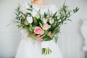Как правильно собирать букет невесты в форме растрепыша