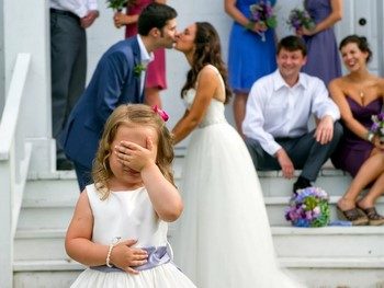 Милые и смешные стихи на свадьбу от детей